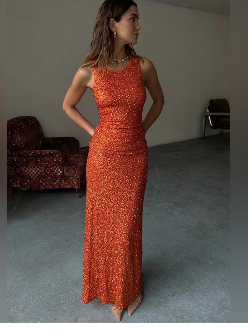 NWT Never Fully Dressed Orange
Sequin Dorris Skirt - Picture 4 of 15
